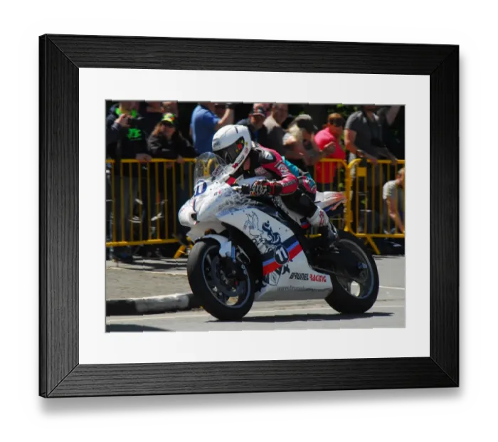 Framed Print : James Cowton (Brunel) 2017 Zero TT