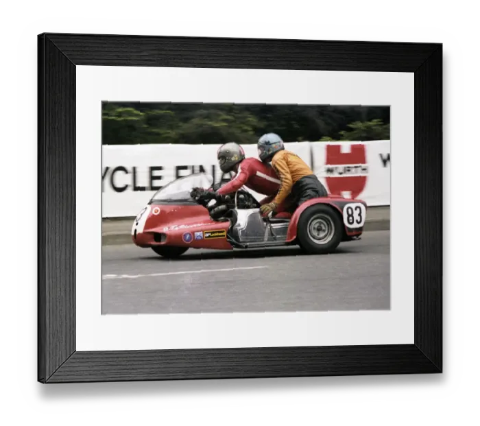 Framed Print : Barry Sloper & Norman Fear (Kawasaki) 1979 Sidecar TT Framed Print : Barry Sloper & Norman Fear (Kawasaki) 1979 Sidecar TT