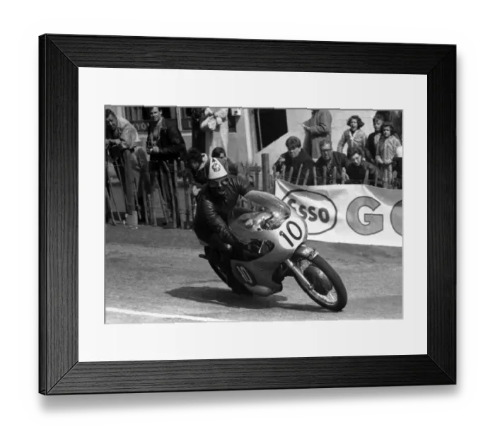 Framed Print : Eddie Crooks (MZ) 1960 Lightweight TT Framed Print : Eddie Crooks (MZ) 1960 Lightweight TT