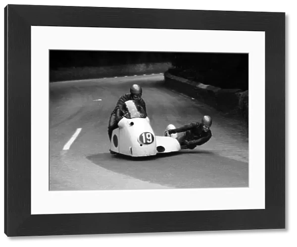 Len Taylor & John Kimberley (Norton) 1960 Sidecar TT