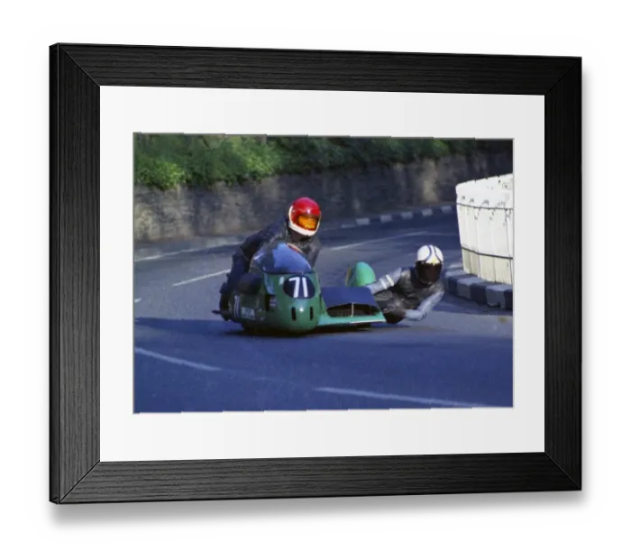 Framed Print : Ted Janssen & Kevin Littlemoor (Konig) 1974 500 Sidecar TT Framed Print : Ted Janssen & Kevin Littlemoor (Konig) 1974 500 Sidecar TT