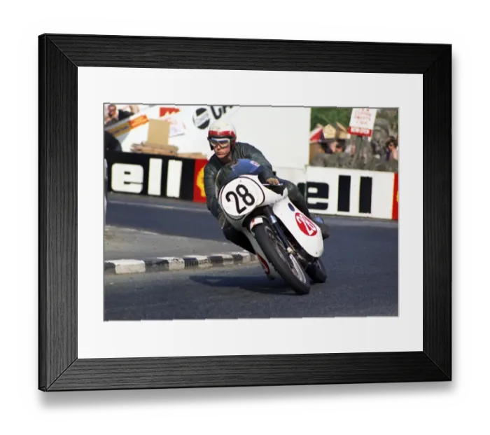 Framed Print : Martin Ashwood (Triumph) 1970 Production 750 TT