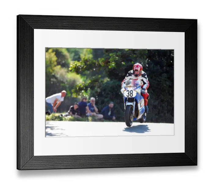Framed Print : Henry Bell (Suzuki) 2014 Formula One Classic TT Framed Print : Henry Bell (Suzuki) 2014 Formula One Classic TT