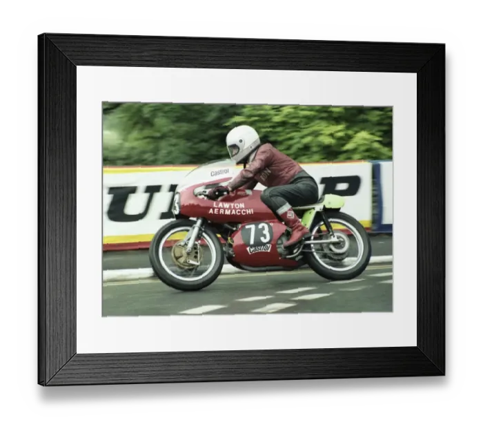 Framed Print : Ron Niven (Aermacchi) 1980 Formula 3 TT Framed Print : Ron Niven (Aermacchi) 1980 Formula 3 TT
