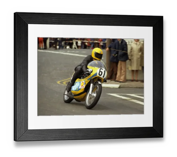 Framed Print : George Paterson (Yamsel) 1974 Junior Manx Grand Prix Framed Print : George Paterson (Yamsel) 1974 Junior Manx Grand Prix