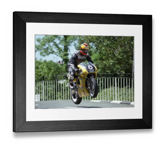 Framed Print : Simon Beck (Rumi) 1994 Singles TT Framed Print : Simon Beck (Rumi) 1994 Singles TT