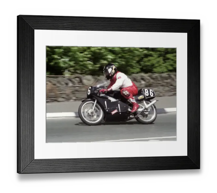 Framed Print : Reg Lennon (Aprilia) 1994 Ultra Lightweight TT Framed Print : Reg Lennon (Aprilia) 1994 Ultra Lightweight TT