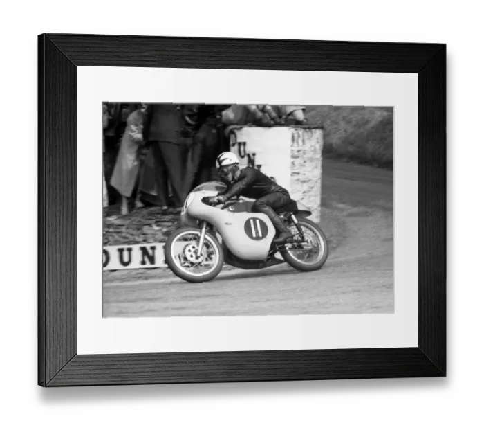 Framed Print : Tommy Robb (Bultaco) 1961 Ultra Lightweight TT Framed Print : Tommy Robb (Bultaco) 1961 Ultra Lightweight TT