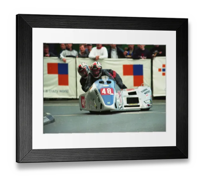 Framed Print : Bernard Baumier & Francois Lebland (Baker Honda) 2000 Sidecar TT Framed Print : Bernard Baumier & Francois Lebland (Baker Honda) 2000 Sidecar TT