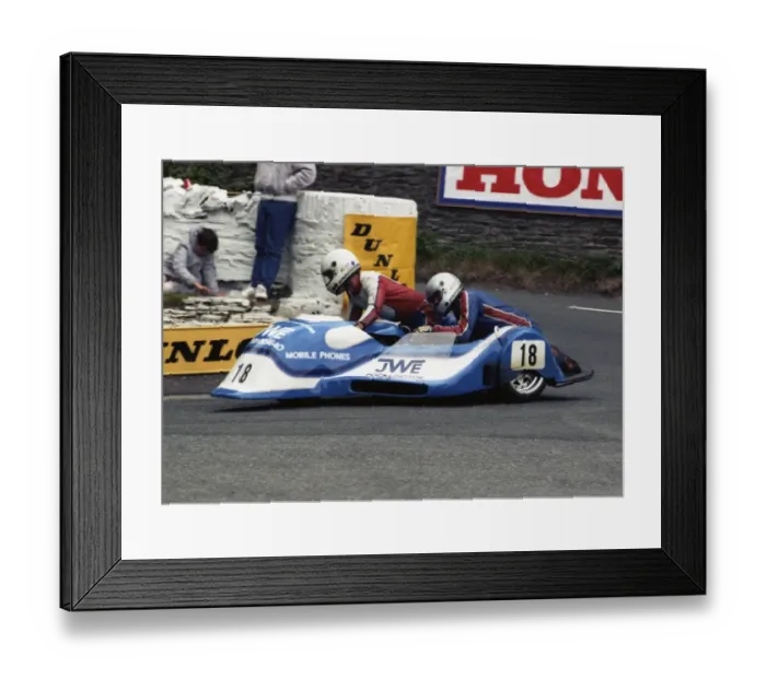 Framed Print : Rod Bellas & Geoff Knight (Yamaha) 1989 Sidecar TT Framed Print : Rod Bellas & Geoff Knight (Yamaha) 1989 Sidecar TT