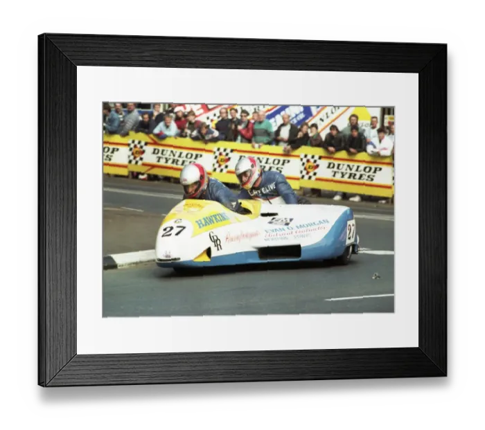 Framed Print : Cliff Pritchard & Clive Price (Suzuki) 1989 Sidecar TT Framed Print : Cliff Pritchard & Clive Price (Suzuki) 1989 Sidecar TT