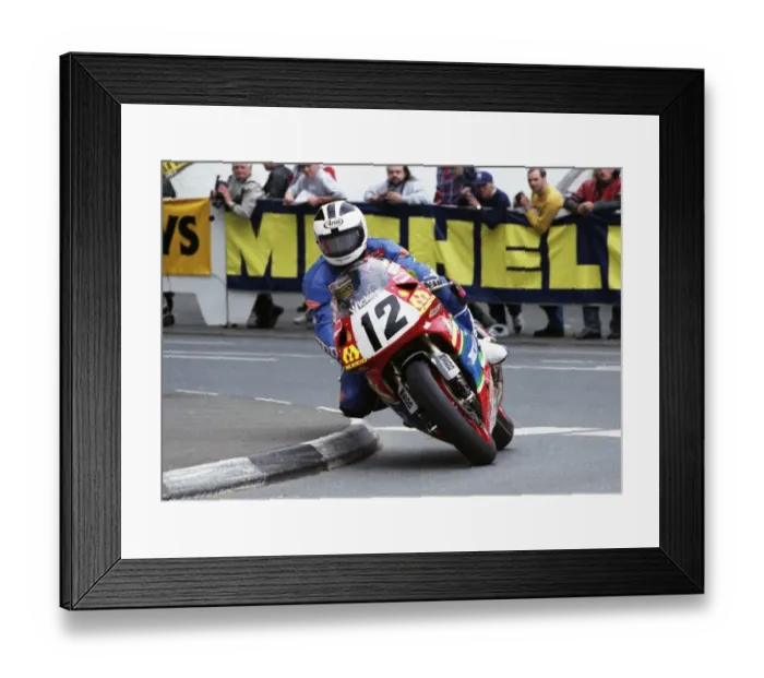 Framed Print : Robert Dunlop (Honda) 1994 Formula One TT Framed Print : Robert Dunlop (Honda) 1994 Formula One TT
