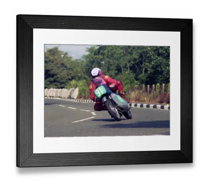 Framed Print : Barry Wood (Suzuki) 1991 Lightweight Classic Manx Grand Prix Framed Print : Barry Wood (Suzuki) 1991 Lightweight Classic Manx Grand Prix