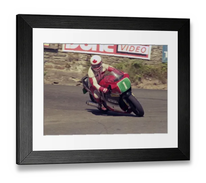 Framed Print : Kevin Wilson (Suzuki) 1987 Production B TT Framed Print : Kevin Wilson (Suzuki) 1987 Production B TT
