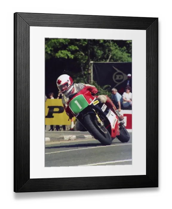 Framed Print : Kevin Wilson (Suzuki) 1987 Production B TT Framed Print : Kevin Wilson (Suzuki) 1987 Production B TT