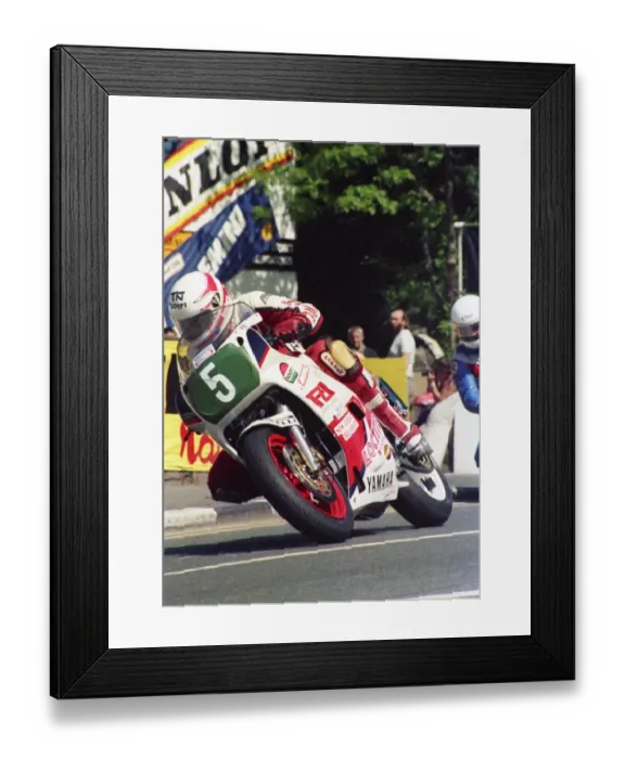 Framed Print : Trevor Nation (Yamaha) 1987 Production B TT