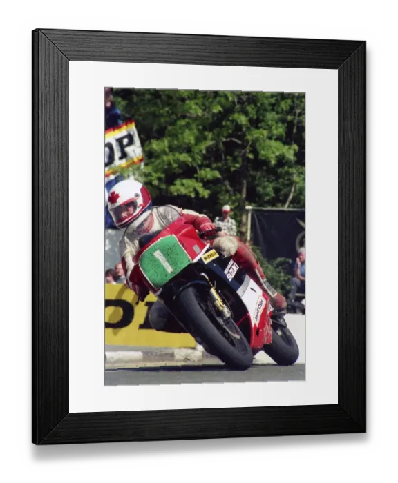 Framed Print : Kevin Wilson (Suzuki) 1987 Production B TT Framed Print : Kevin Wilson (Suzuki) 1987 Production B TT