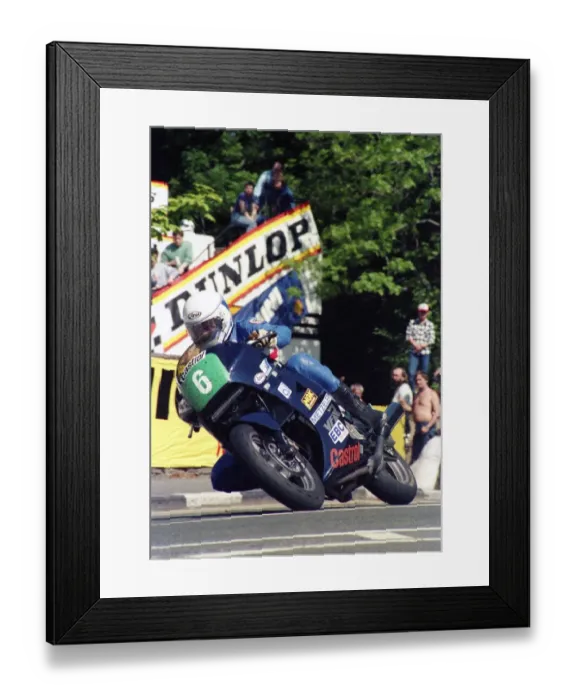 Framed Print : Nick Jefferies (Honda) 1987 Production B TT Framed Print : Nick Jefferies (Honda) 1987 Production B TT