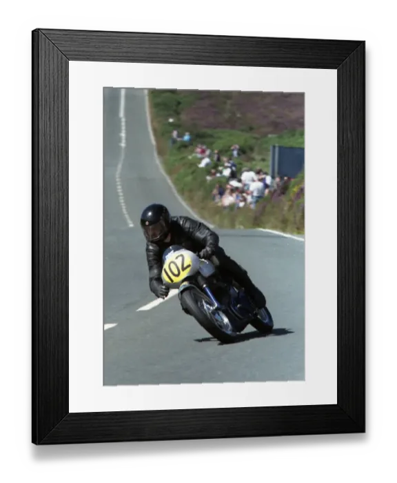 Framed Print : Chic Flockhart (Velocette) 1993 Senior Classic Manx Grand Prix Framed Print : Chic Flockhart (Velocette) 1993 Senior Classic Manx Grand Prix