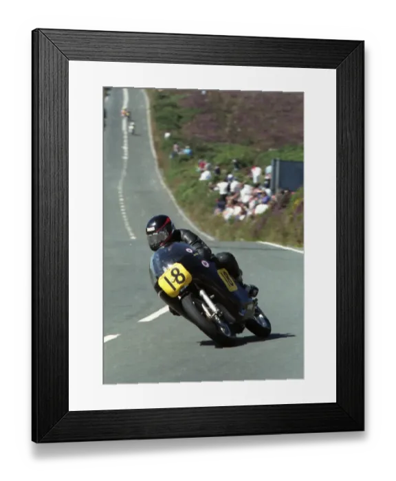 Framed Print : John Loder (KSS Seeley) 1993 Senior Classic Manx Grand Prix Framed Print : John Loder (KSS Seeley) 1993 Senior Classic Manx Grand Prix