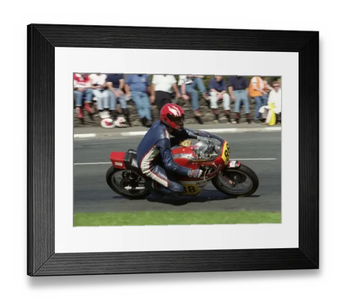 Framed Print : Brian Jones (Seeley) 1993 Senior Classic Manx Grand Prix Framed Print : Brian Jones (Seeley) 1993 Senior Classic Manx Grand Prix