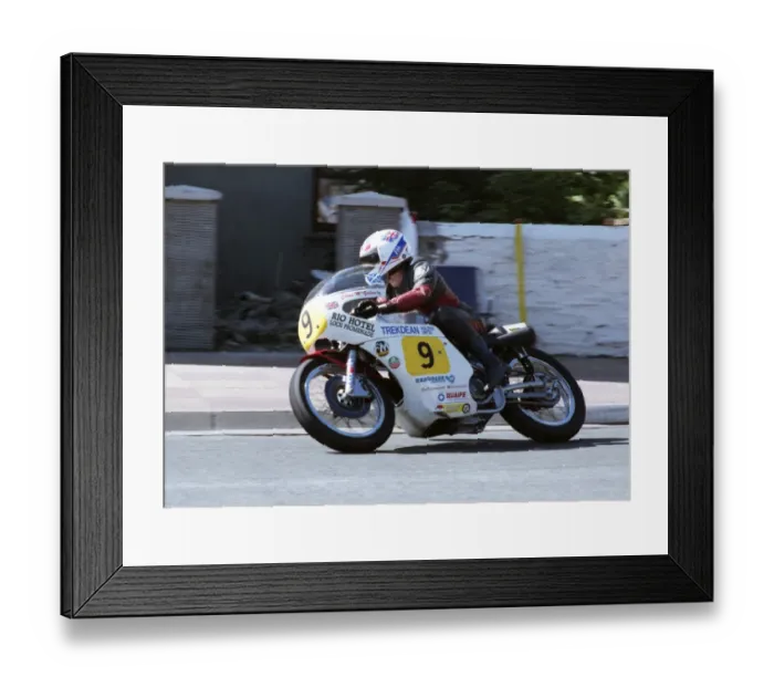 Framed Print : Chris McGahan (Seeley) 1993 Senior Classic Manx Grand Prix Framed Print : Chris McGahan (Seeley) 1993 Senior Classic Manx Grand Prix