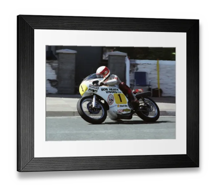 Framed Print : Bob Heath (Seeley) 1993 Senior Classic Manx Grand Prix Framed Print : Bob Heath (Seeley) 1993 Senior Classic Manx Grand Prix
