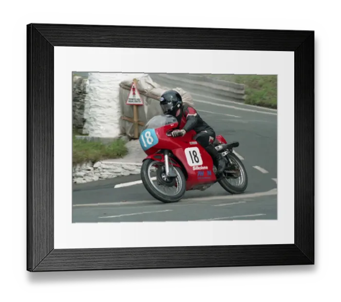Framed Print : Mervyn Elwood (Seeley 7R) 1996 Junior Classic Manx Grand Prix Framed Print : Mervyn Elwood (Seeley 7R) 1996 Junior Classic Manx Grand Prix