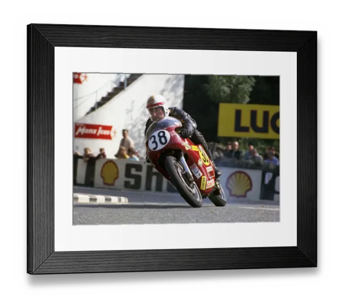 Framed Print : George Ridgeon (Matchless) 1973 Senior Manx Grand Prix