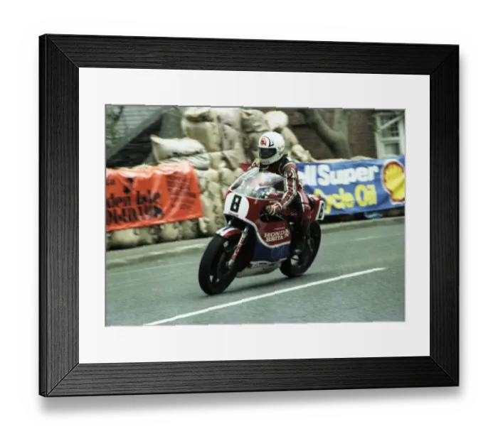 Framed Print : Ron Haslam (Honda) 1980 Classic TT Framed Print : Ron Haslam (Honda) 1980 Classic TT