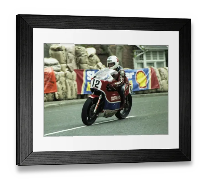 Framed Print : Mick Grant (Honda) 1980 Classic TT Framed Print : Mick Grant (Honda) 1980 Classic TT