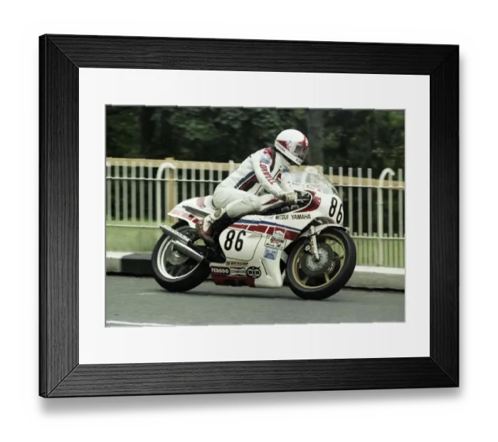 Framed Print : Dave Dean (Yamaha) 1980 Classic TT Framed Print : Dave Dean (Yamaha) 1980 Classic TT