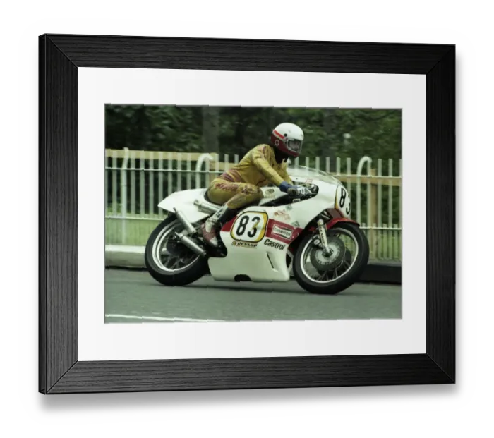 Framed Print : Jim Scaysbrook (Yamaha) 1980 Classic TT Framed Print : Jim Scaysbrook (Yamaha) 1980 Classic TT