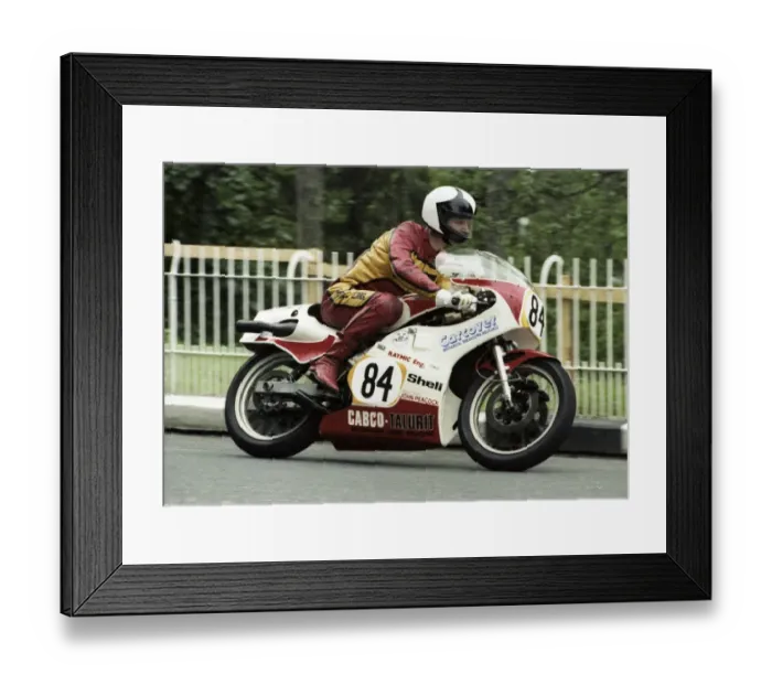 Framed Print : Dick Pipes (Suzuki) 1980 Classic TT Framed Print : Dick Pipes (Suzuki) 1980 Classic TT