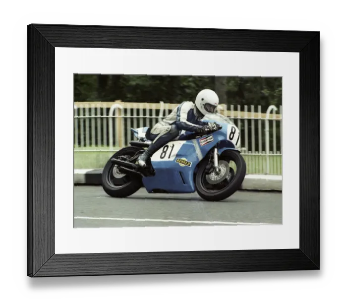 Framed Print : Ernst Gschwender (Yamaha) 1980 Classic TT Framed Print : Ernst Gschwender (Yamaha) 1980 Classic TT