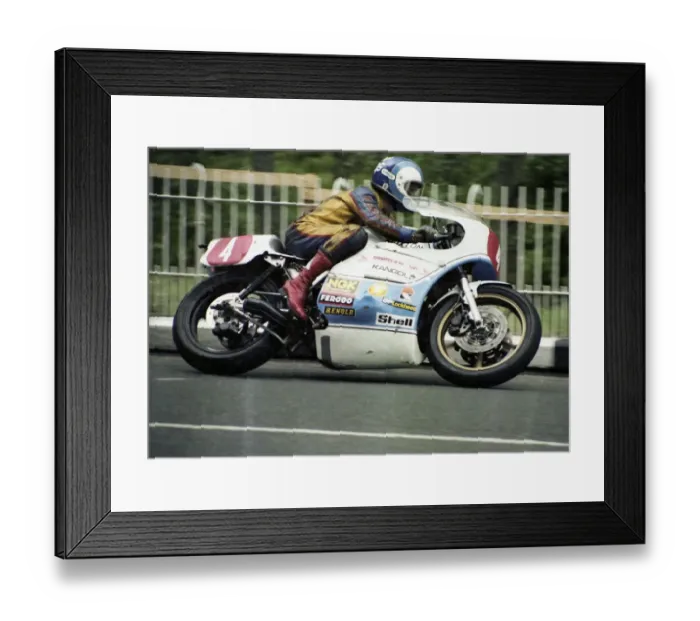 Framed Print : Stan Woods (Honda) 1980 Formula One TT Framed Print : Stan Woods (Honda) 1980 Formula One TT