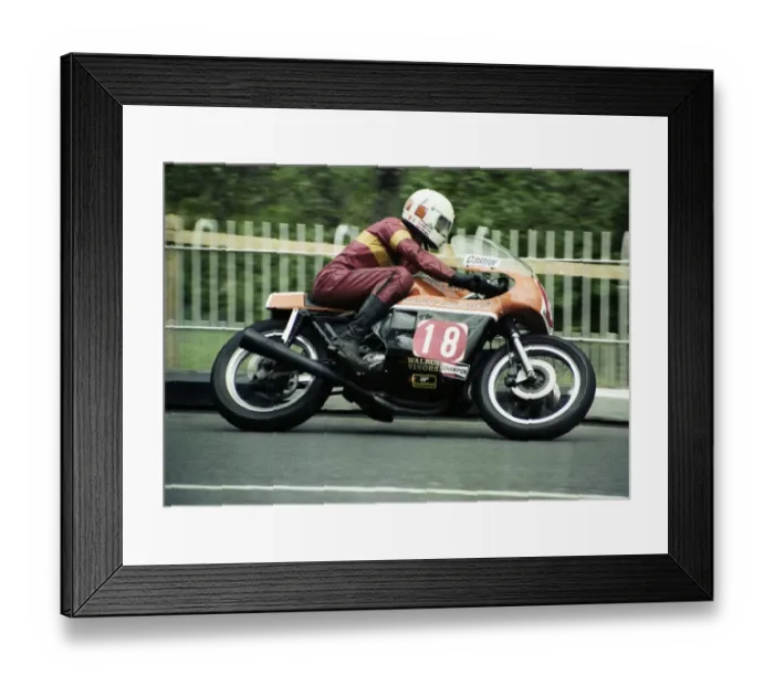 Framed Print : Mick Poxon (Triumph) 1980 Formula One TT Framed Print : Mick Poxon (Triumph) 1980 Formula One TT