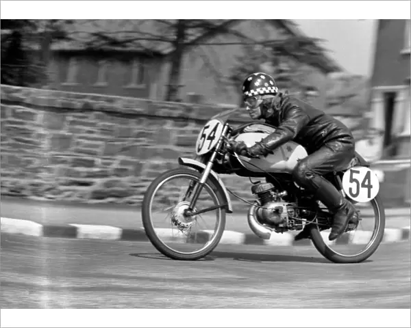 Beryl Swain (Itom) 1962 50cc TT