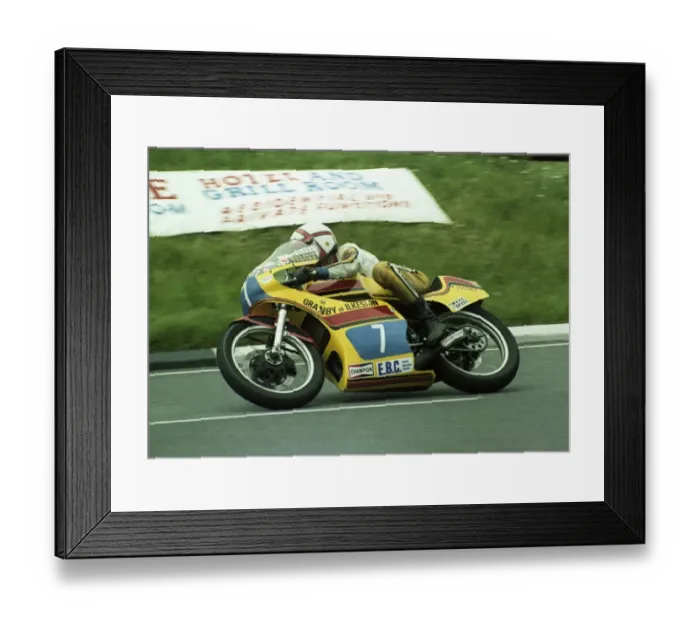 Framed Print : Phil Mellor (Granby Yamaha) 1981 Formula 2 TT Framed Print : Phil Mellor (Granby Yamaha) 1981 Formula 2 TT