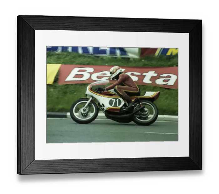 Framed Print : Harald Gasse (Yamaha) 1981 Formula 3 TT Framed Print : Harald Gasse (Yamaha) 1981 Formula 3 TT