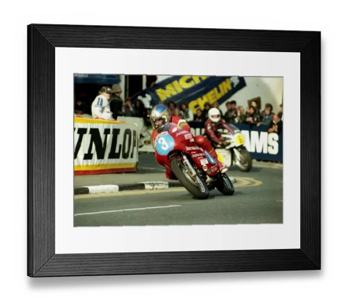 Framed Print : Malcolm Wheeler (Brightman Aermacchi) 1984 Classic TT Framed Print : Malcolm Wheeler (Brightman Aermacchi) 1984 Classic TT