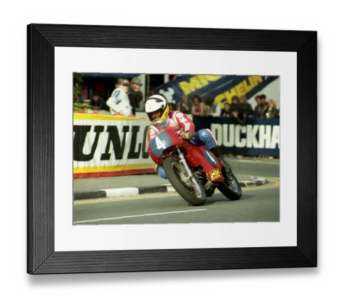 Framed Print : Bob Jackson (Aermacchi) 1984 Classic TT Framed Print : Bob Jackson (Aermacchi) 1984 Classic TT