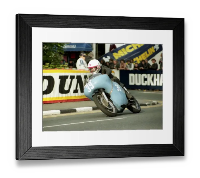 Framed Print : Jim Scaysbrook (AJS) 1984 Classic TT Framed Print : Jim Scaysbrook (AJS) 1984 Classic TT