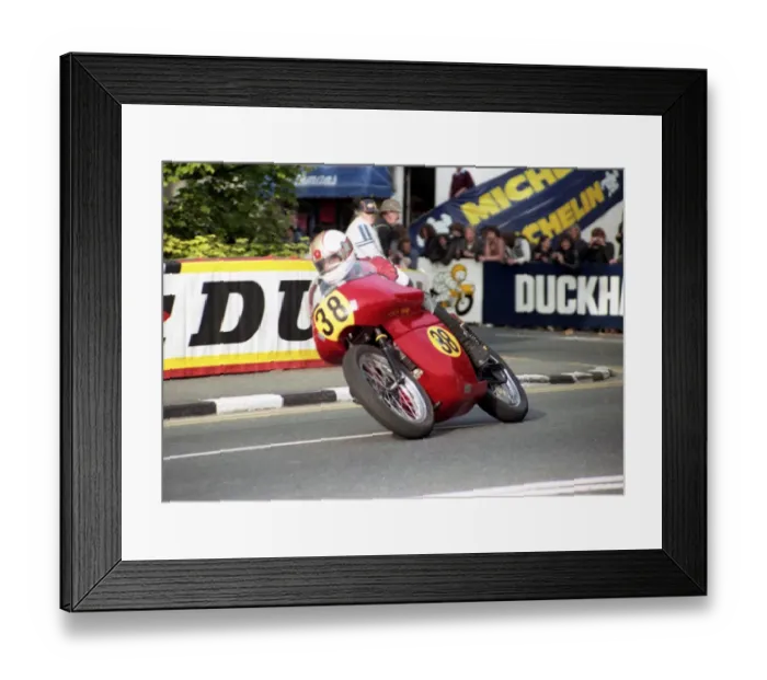 Framed Print : John Cronshaw (Unity BSA) 1984 Classic TT Framed Print : John Cronshaw (Unity BSA) 1984 Classic TT