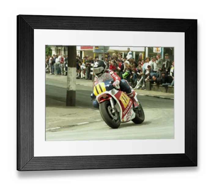 Framed Print : Roger Marshall (Honda) 1984 Senior TT Framed Print : Roger Marshall (Honda) 1984 Senior TT