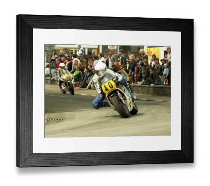 Framed Print : Mark Salle (Suzuki) 1984 Senior TT Framed Print : Mark Salle (Suzuki) 1984 Senior TT