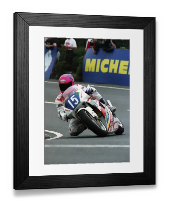 Framed Print : Johnny Rea (Yamaha) 1993 Junior TT Framed Print : Johnny Rea (Yamaha) 1993 Junior TT