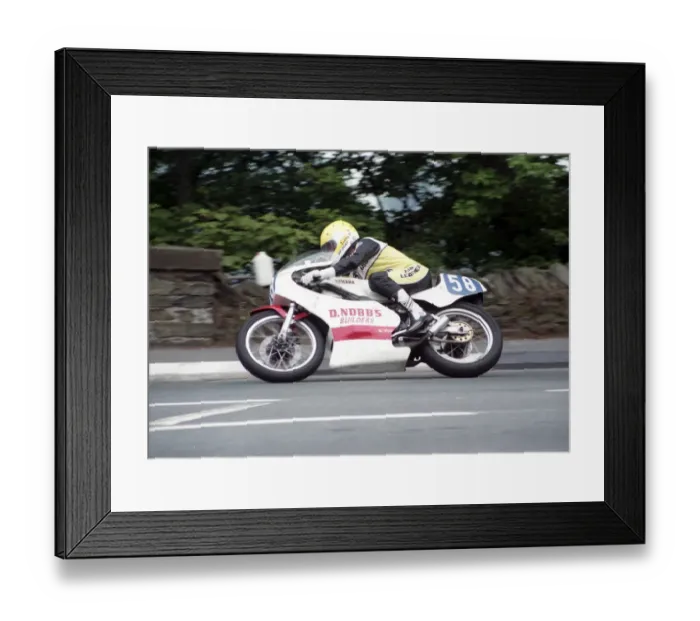 Framed Print : David Nobbs (Yamaha) 1993 Junior TT Framed Print : David Nobbs (Yamaha) 1993 Junior TT