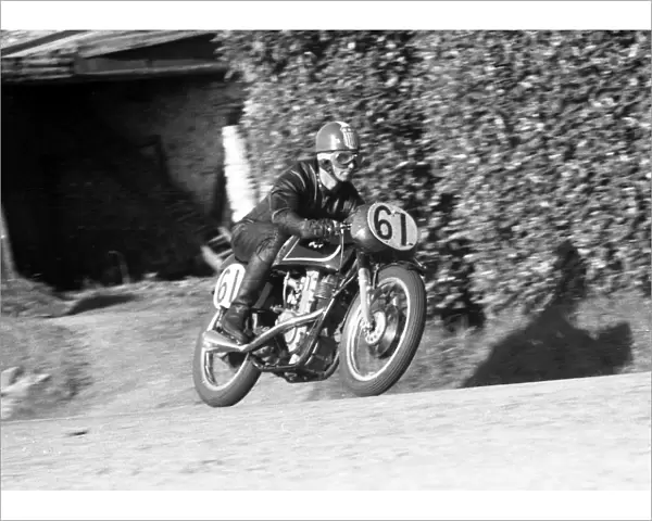 Ralph Fox (AJS) 1958 Junior Newcomers Manx Grand Prix