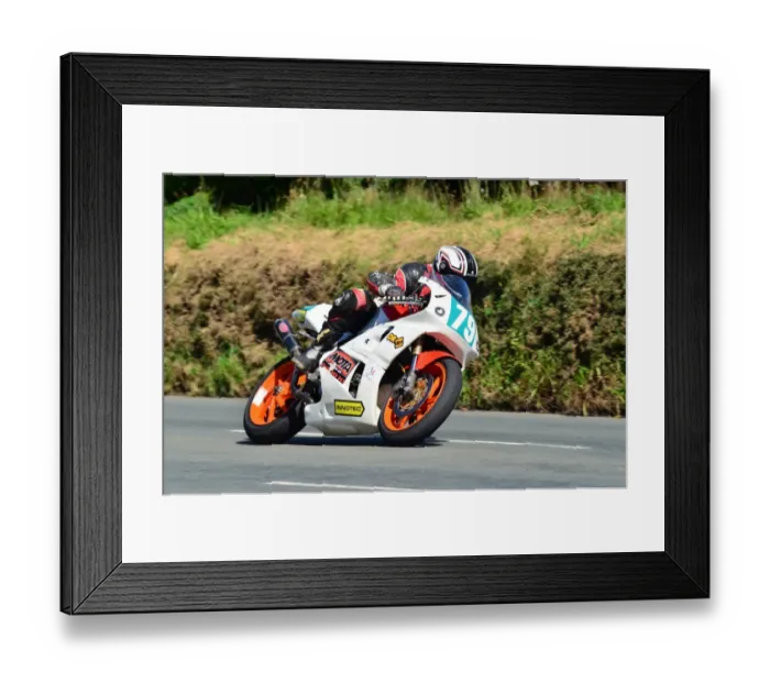 Framed Print : Rikki McGovern (Honda) 2012 Lightweight Manx Grand Prix Framed Print : Rikki McGovern (Honda) 2012 Lightweight Manx Grand Prix